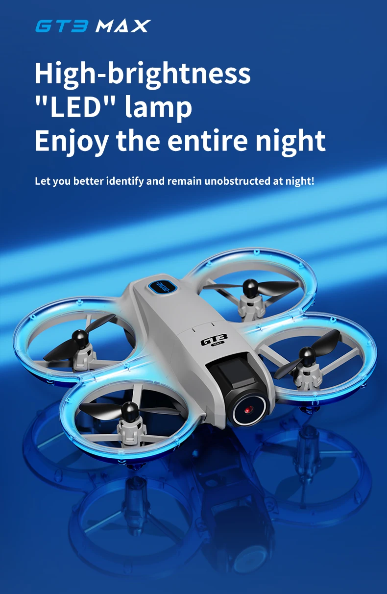 2025 GT3 RC Drone 8K 5G Professional HD Aerial Photography Obstacle Avoidance Remote Control Aircraft Dual Camera Quadcopter