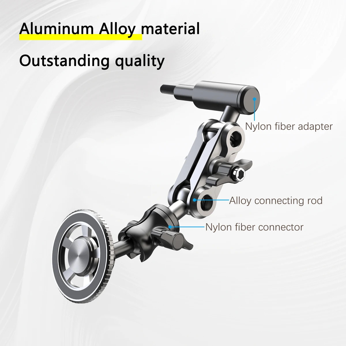 magsafe [Car Handle Armrest Phone Holder] Car A-pillar Mobile Phone Bracket Off-road Vehicle Truck Handle Armrest Handle — view 4