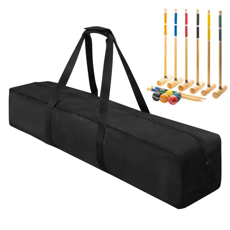 Portable Croquet Storage Organizer with Handles