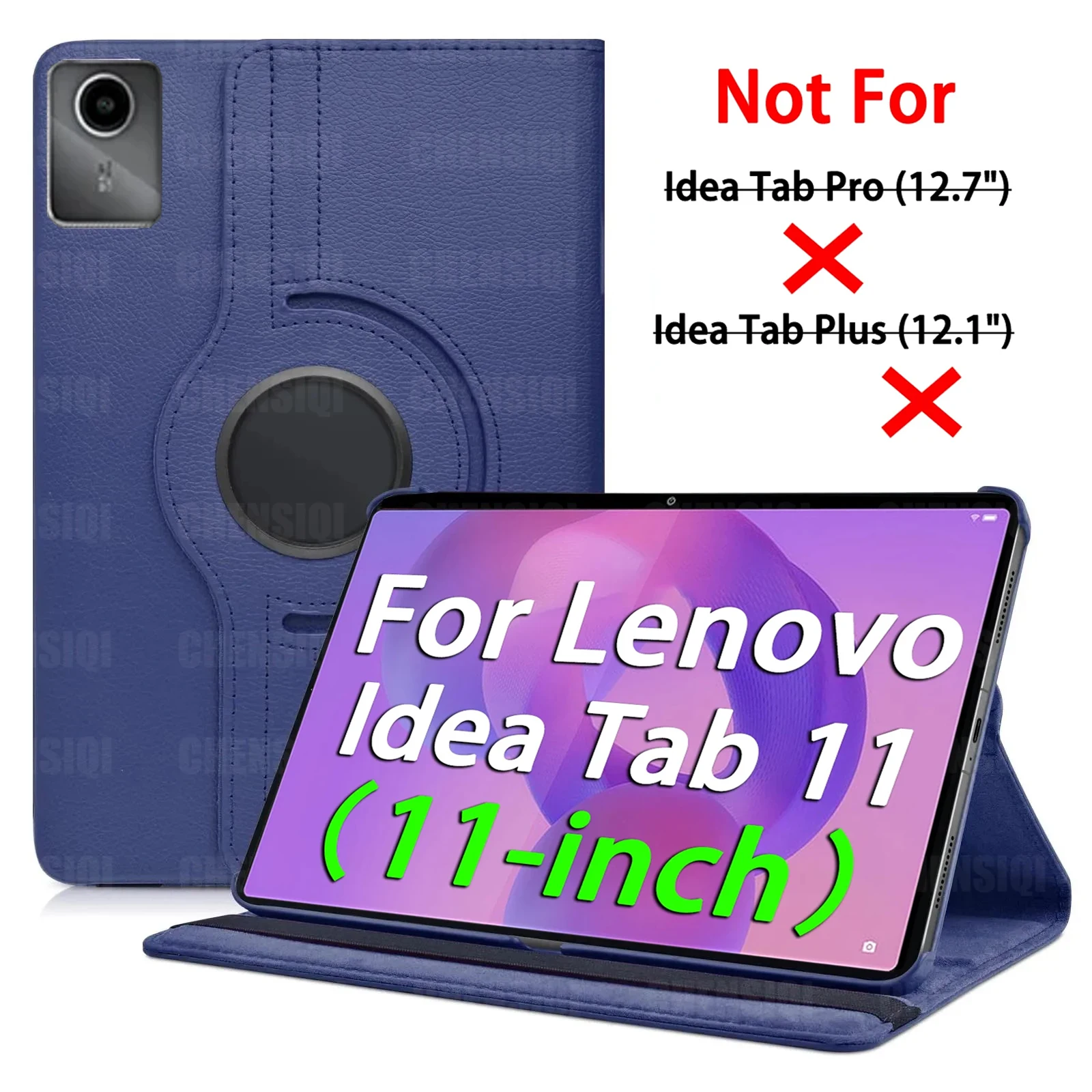 Enhanced Anti-Fall Protective Tablet Case with 360° Rotating Stand and Sleep/Wake Function