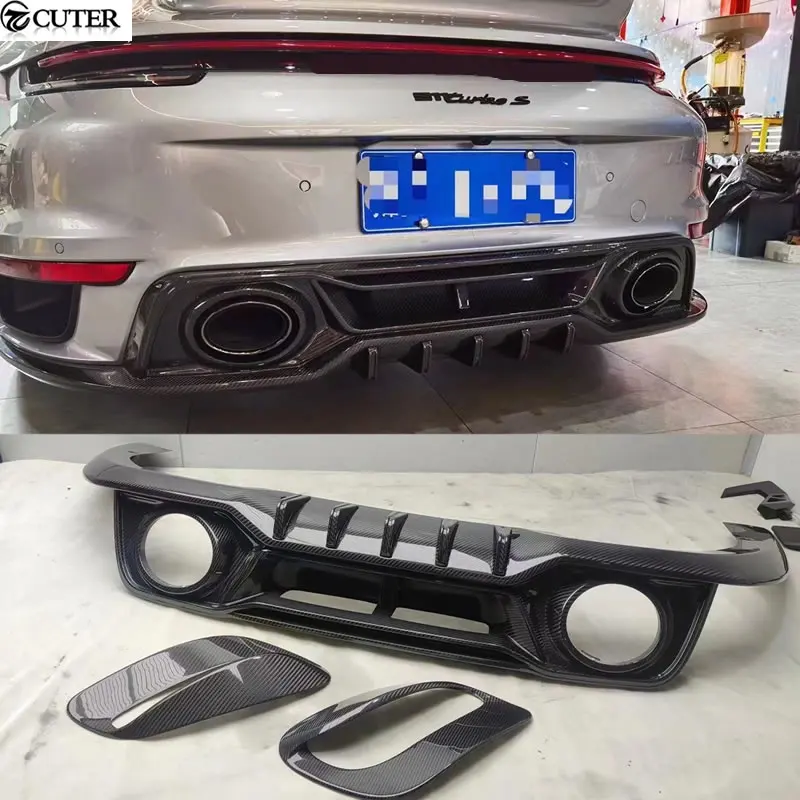 911-992-Turbo-S-Dry-Carbon-Fiber-Rear-Bumper-Diffuser-Side-Air-Vent ...