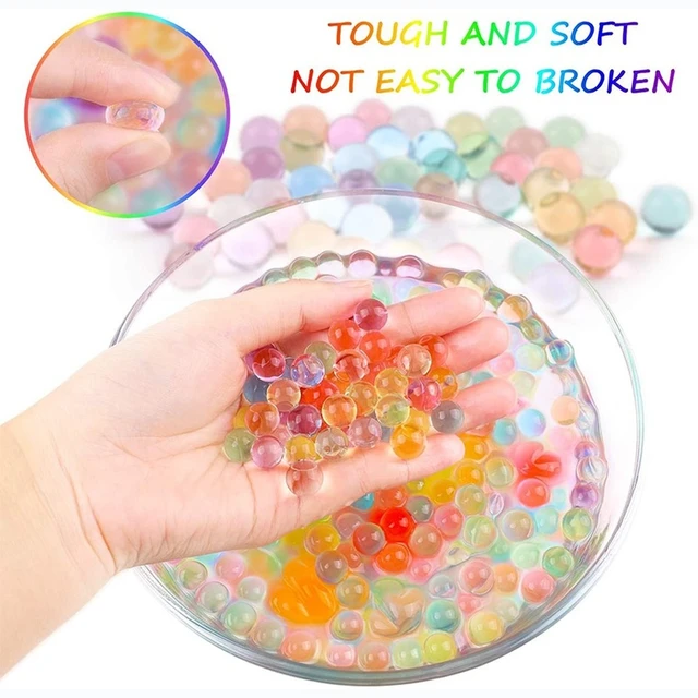 Non Toxic Water Beads Small and Large Jumbo Water Beads Rainbow Mixed Jelly  Beads Water Gel Balls Sensory Toys and Decoration - AliExpress