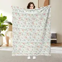 SRH Classical-design flannel, elegant patterns, heat-retaining. Bedroom Hanukkah elder gift. 1