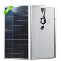 Panneau solaire 100W 200W 300W 400W, panneau photovoltaïque en verre rigide 18V, cellule solaire monocristallin pour chargeur de batterie 12V/24V 1
