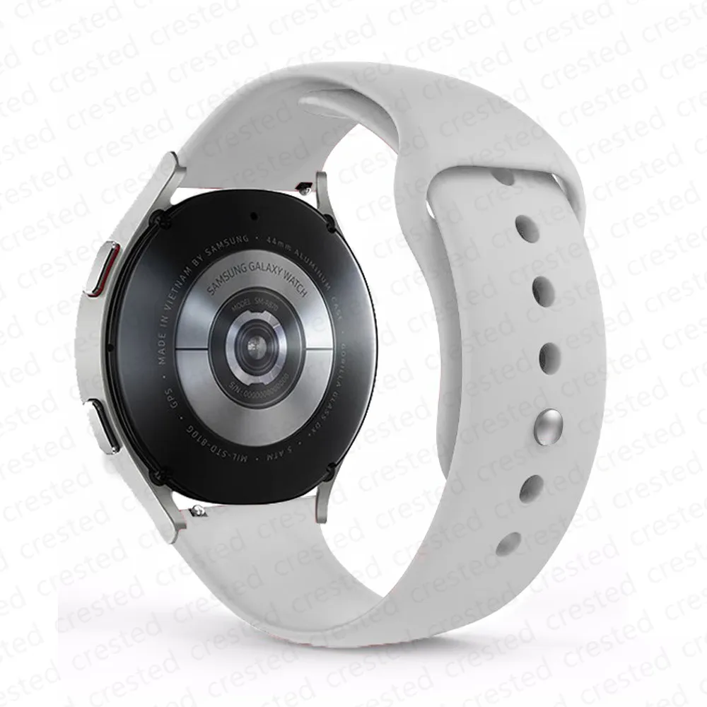 Versatile 20mm/22mm Silicone Smartwatch Strap - Durable & Stylish Replacement Band
