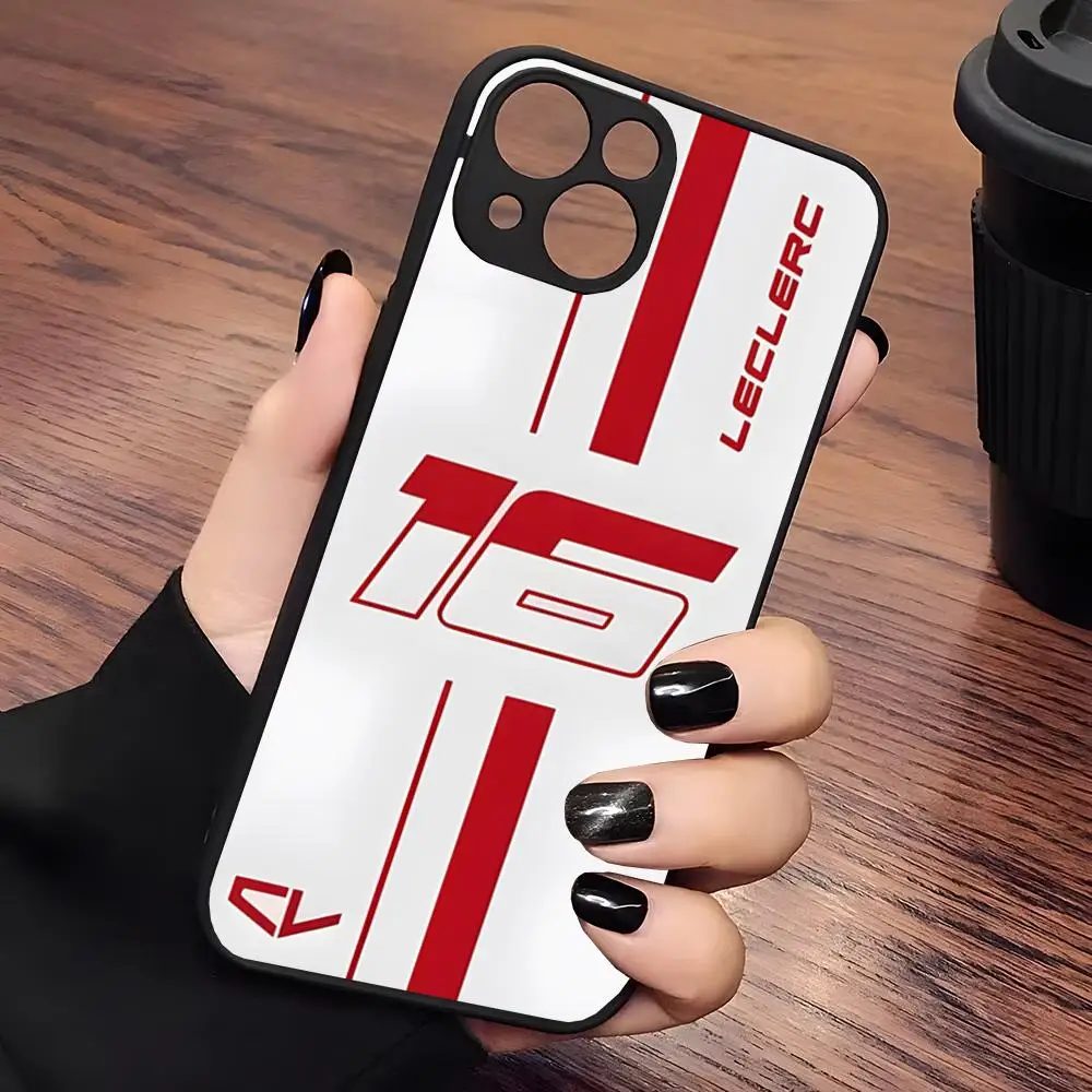 Charles Leclerc Matte Transparent Phone Case - Sleek Design Back Cover