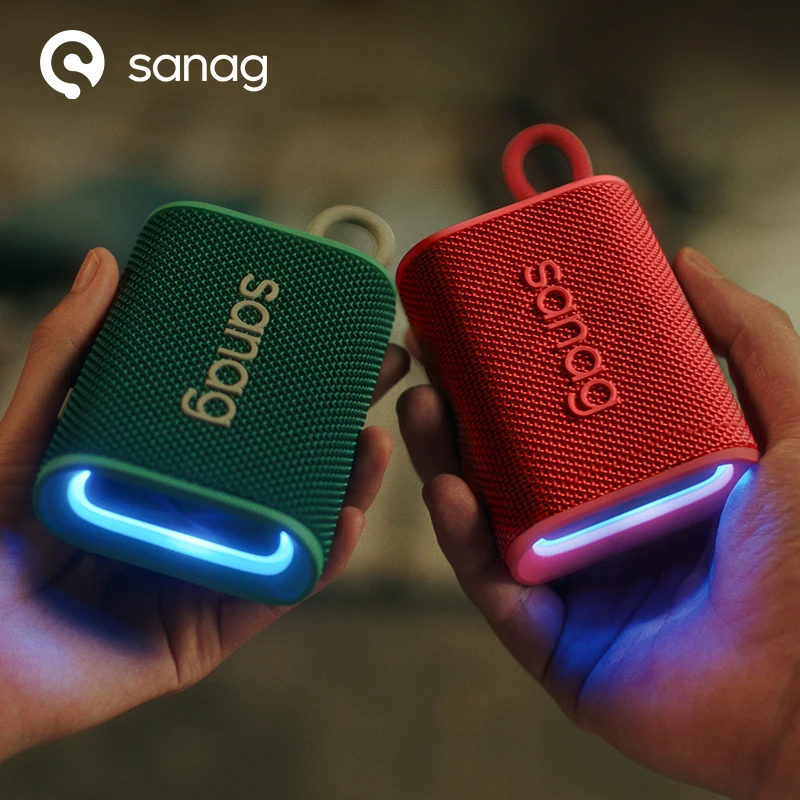 Bluetooth Speaker Mini Portable 5W IPX7 Waterproof APP Control Wireless Subwoofer Hands Free Call