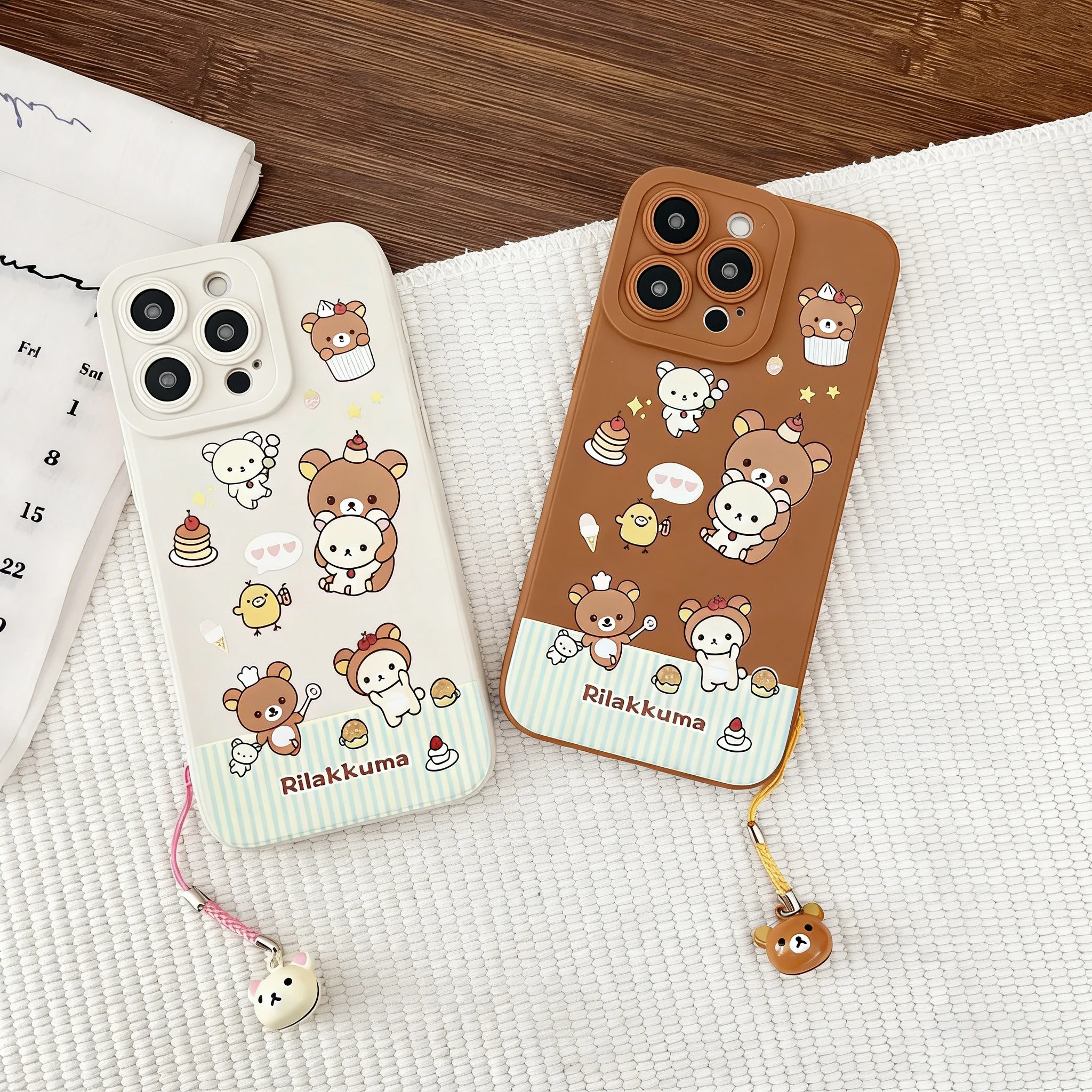 Cute Rilakkuma Case with Bell