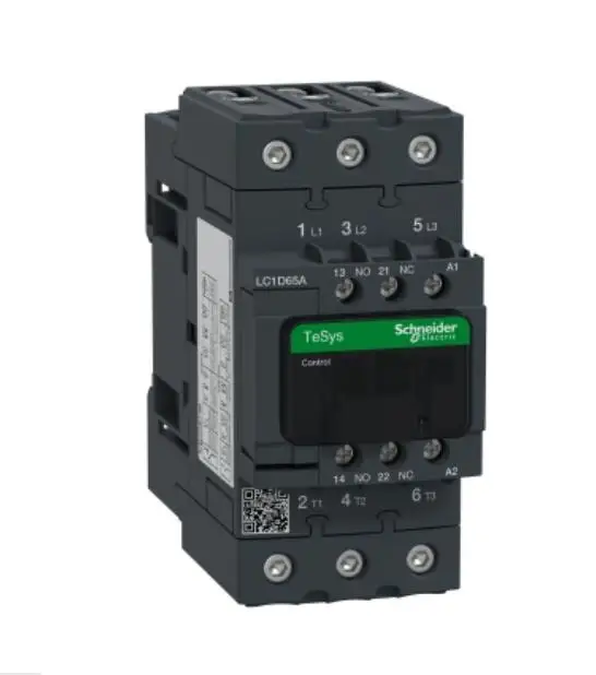 

LC1D65A LC1D65AB7 LC1D65AB7C TeSys D контактор-3P(3 NO) - AC-3 - = 440 В 65 A - 24 В AC 50/60 Гц катушка