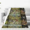 The Garden Of Earthly Delights - Hieronymus Bosc Blankets Fleece Breathable Sofa Throw Blankets For Couch Throws Bedspread Quilt 1