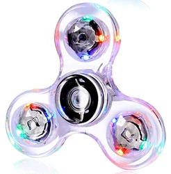 Luminous LED Fidget Spinner - Stress Relief & Party Favor Toy (White)