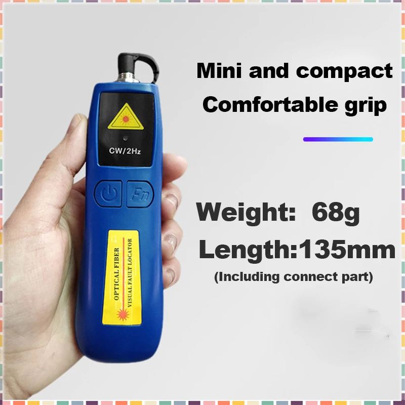 Mini red light pen Red light source Visual fault locator Optical fiber communication pen