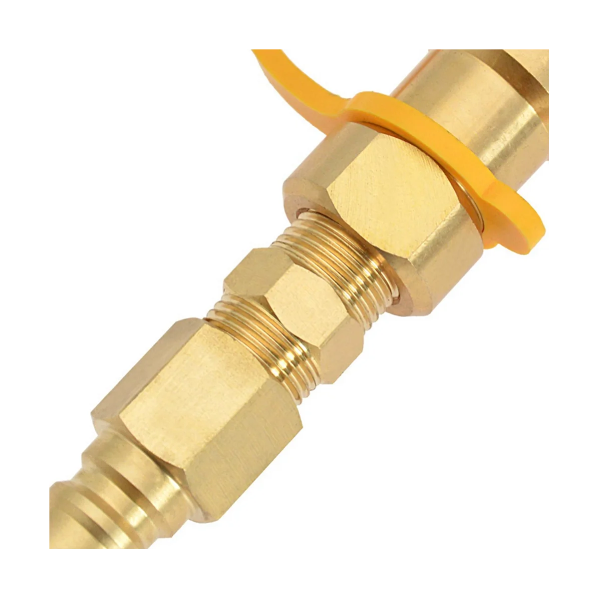 3/8 Inch Natural Gas Quick Connector Brass Propane Adapter Fittings for LP Gas Propane Hose Quick Disconnect