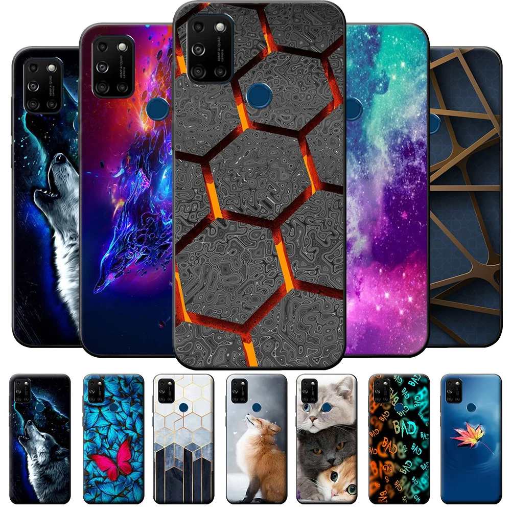Per Wiko View 5 Custodia 6.55 "Animali Custodia Morbida In Silicone Tpu Per Wiko View 5 Custodia Per Telefono Per Wiko View 5 Shell Fundas Coque Capa
