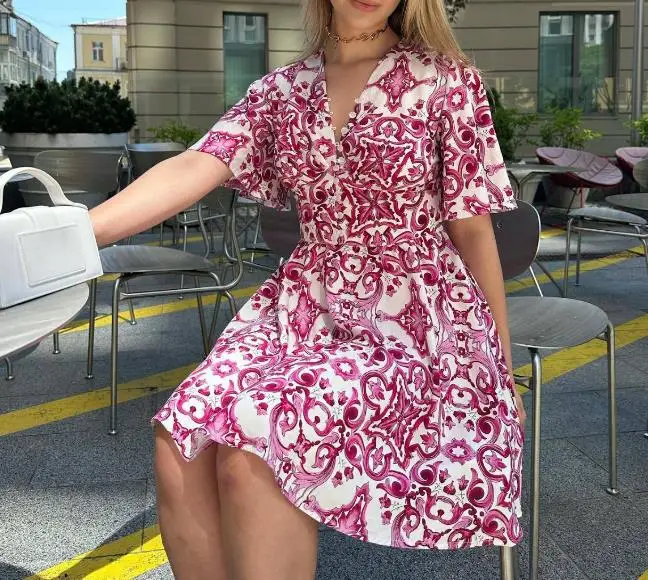 Рисунок 3 - Женское Повседневное платье средней длины