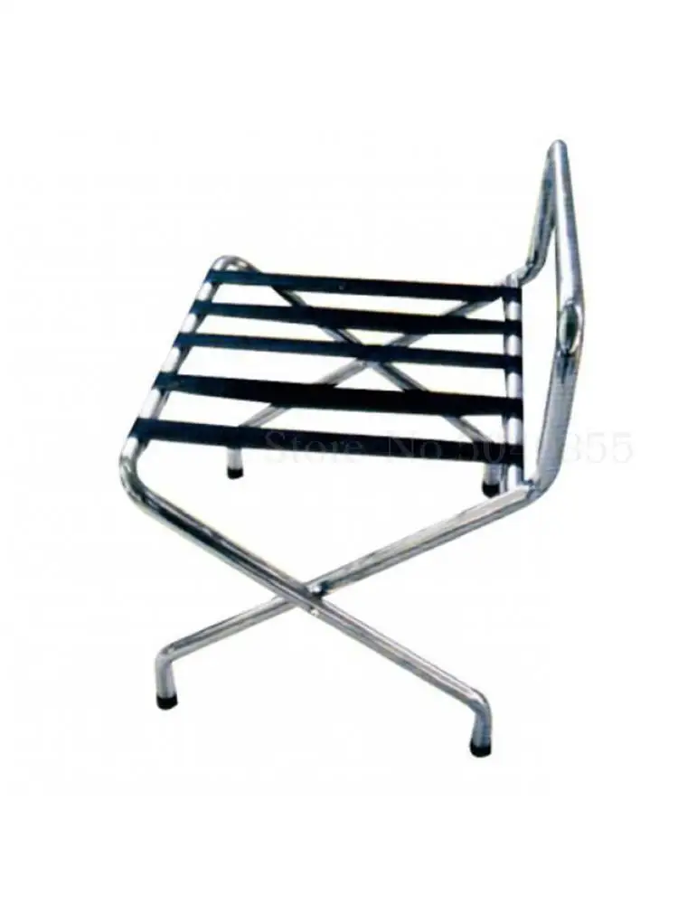 Hotel luggage rack stainless steel rack hotel room folding luggage clothing tray home office
