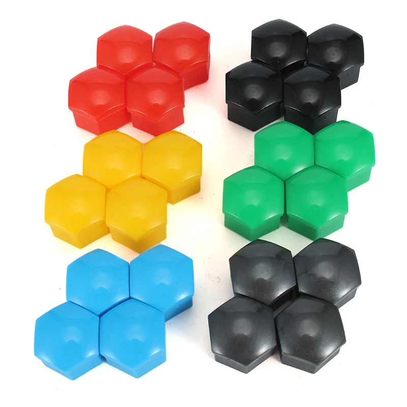 Wheel Lug Bolt Center Nut Covers Caps 17mm 20Pcs/lot For VW For Audi Skoda Seat 8D0012244A Hexagon Bolt