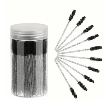 50/100pcs For Eyelash Extension Makeup Disposable Eyelash Brushes Spoolies Micro Lash Mascara Wands Combs Wholesale 1