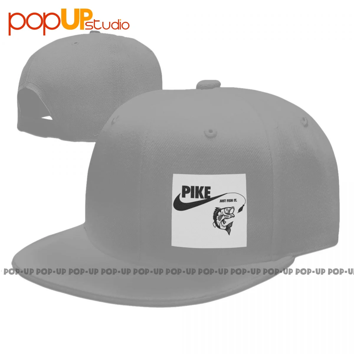 Pike Just Fish It Funny Fishing Snapback Cap Baseball Caps AliExpress
