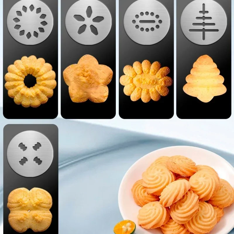 Stainless Steel Cookie Maker Press Machine Baking Tool Kit