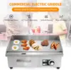 Griddle 22" 3000W Flat Top Grill Countertop Griddle Stainless Steel Teppanyaki Grill w/Iron Cooking Plate for Restaurant Kitchen 2