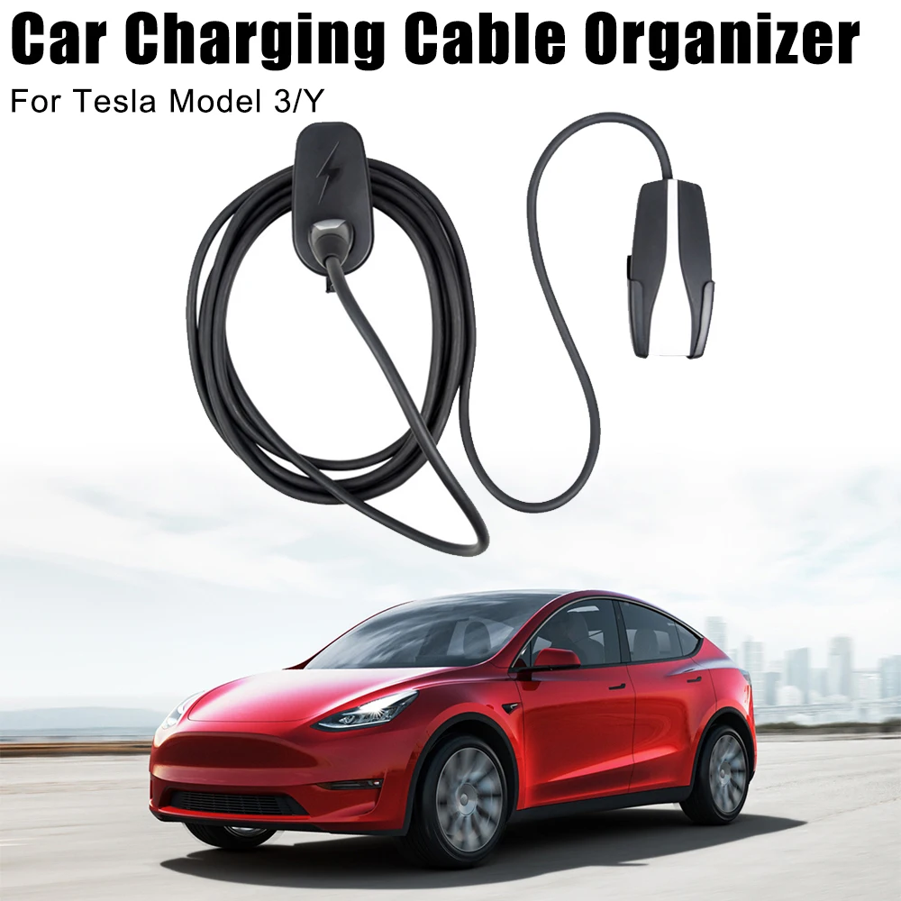 Organizer Per Cavi Di Ricarica Per Auto Staffa Per Chassis Staffa Per Caricabatterie Supporto Per Caricabatterie Per Tesla Model 3 Model Y Montaggio A