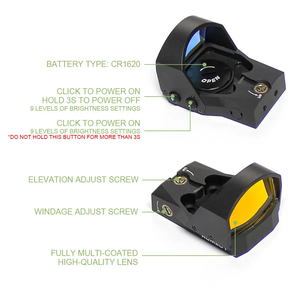 Metal Tactical ROMEO1 Mount Weapon Romeo 1 Red Dot Sight Scope Mounting Base Hunting Accessories