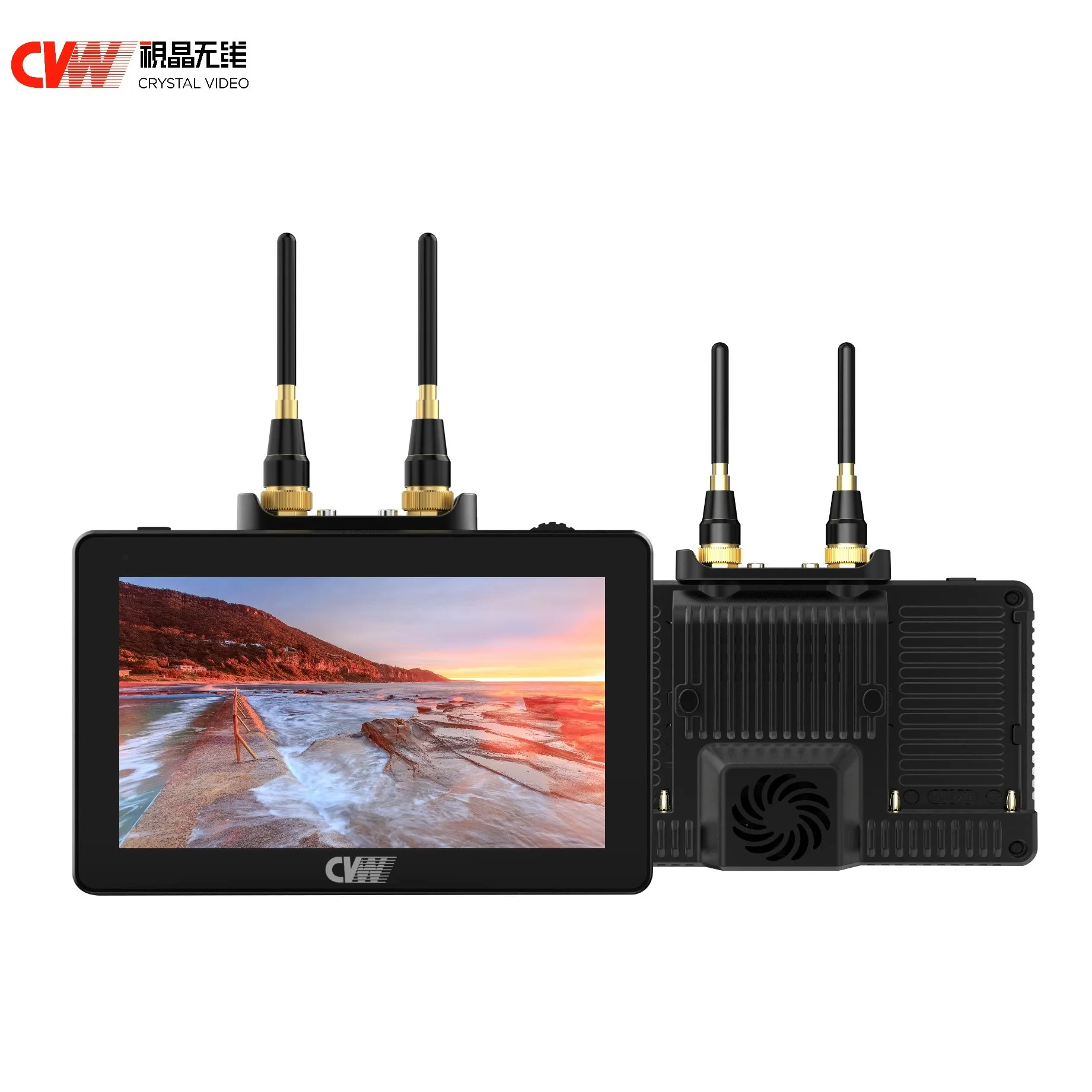 

CVW Swift Z Wireless Video Transmission System Transmitter Receiver 5.5" Monitor Touch Screen on Camera DSLR HD-MI Field Monitor