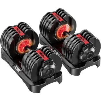 Adjustable Dumbbell Set 52.5lb Pair 1