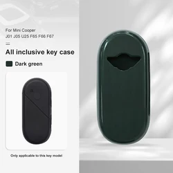 Premium Car Key Cover Protector for Mini Cooper Accessories (Dark green)