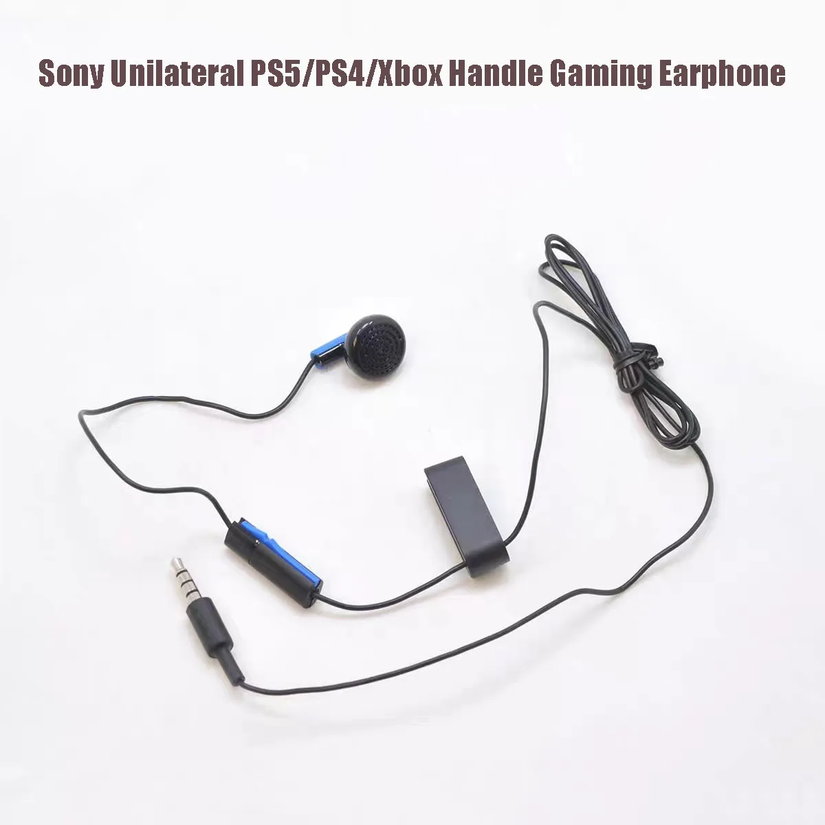 Cuffie Unilaterale Sony Cablate Da 1.2M Ps5/Ps4/Xbox Handle Auricolare 3.5Mm Gaming Online Vs Cuffie Per Chat Vocale Con Microfono
