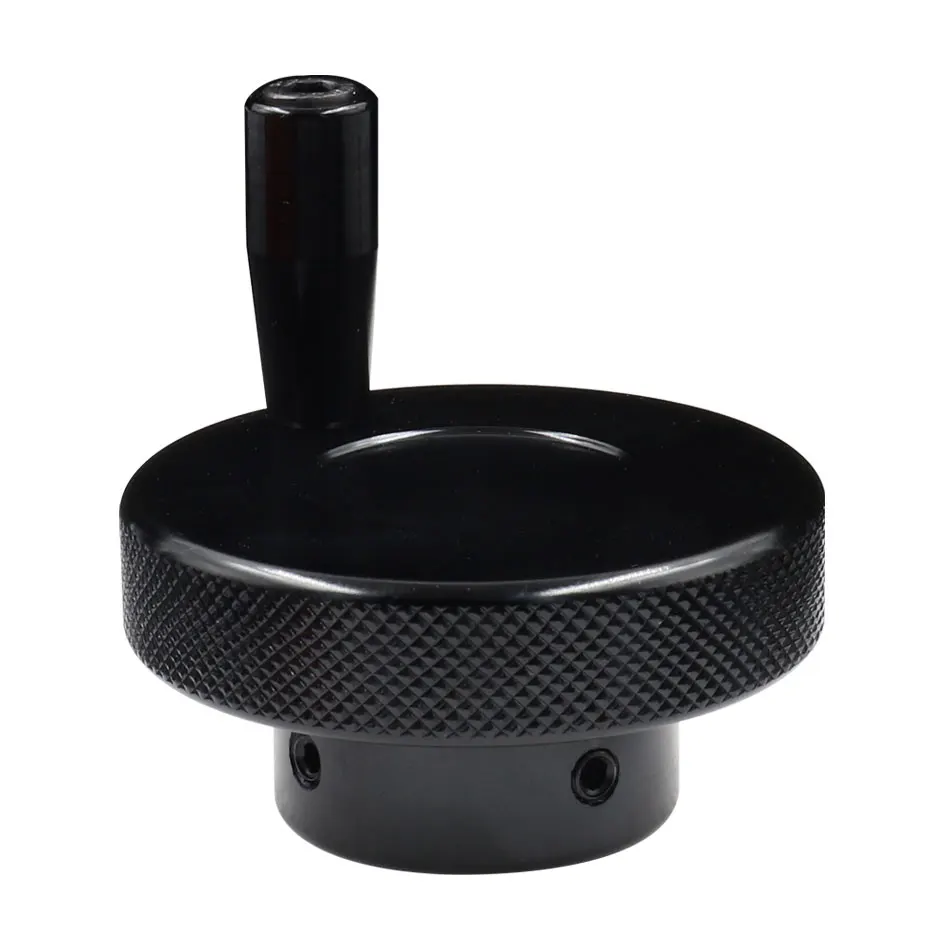 Cnc handwheel Black aluminum alloy handwheel suitable for milling machine tool handwheel