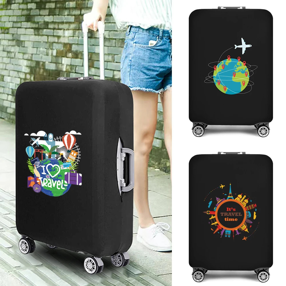 Travel Suitcase Cover Bag Case Covers Elastic Trolley Travel Luggage Cover Aliexpress