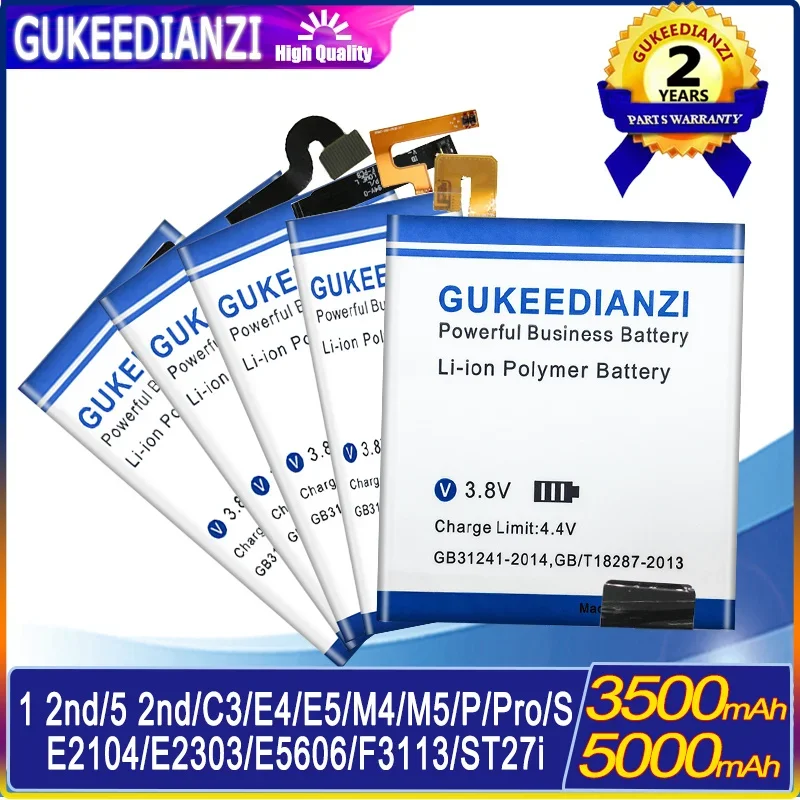 Batteria Per Sony Xperia Pro/C3 E4 E4G E5 M4 M5 Xa1 F3113 Aqua E2303 E5603/Go St27A St27/P Lt22I/S Lt26I/Sola Mt27I/Xperia1 2Nd