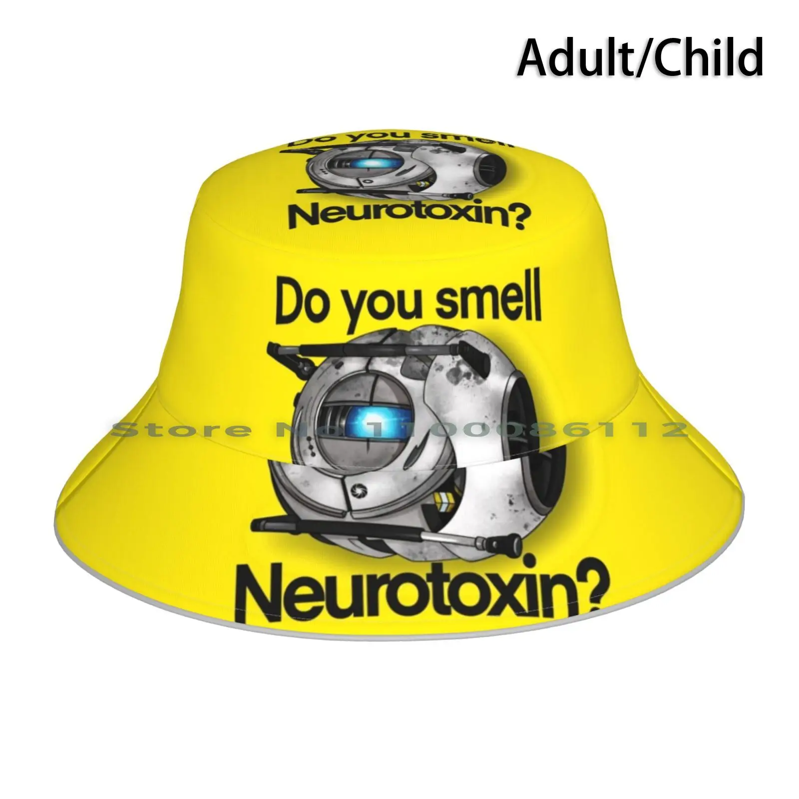 Вы пахнете? Панама Солнцезащитная шляпа портал 2 Wheatley Nerdy Geeky игровая Складная
