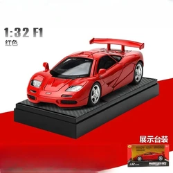 Classic 1992 F1 Racing Car Alloy Toy Model - 1:32 Scale Simulation (Red  - Boxed)