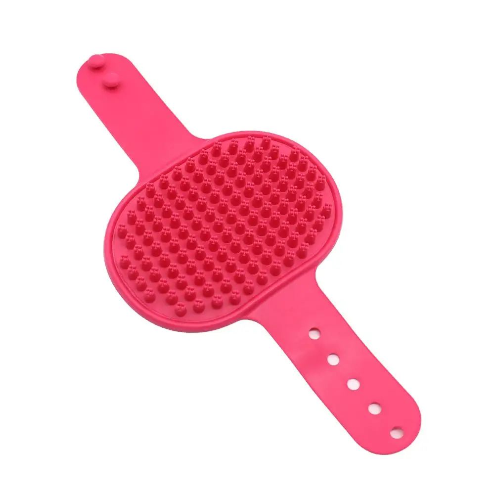 Pet Bath Massage Brush Silicone Scrub Bath Gloves Adjustable And Fixed For Massage And Cleaning Hair Suitable For Cats