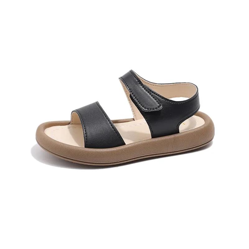 Children Sandals Girls Casual Princess Shoes for Summer Vacation Boys Solid Color Beach Shoe Neutral Style Trendy wear-resistant