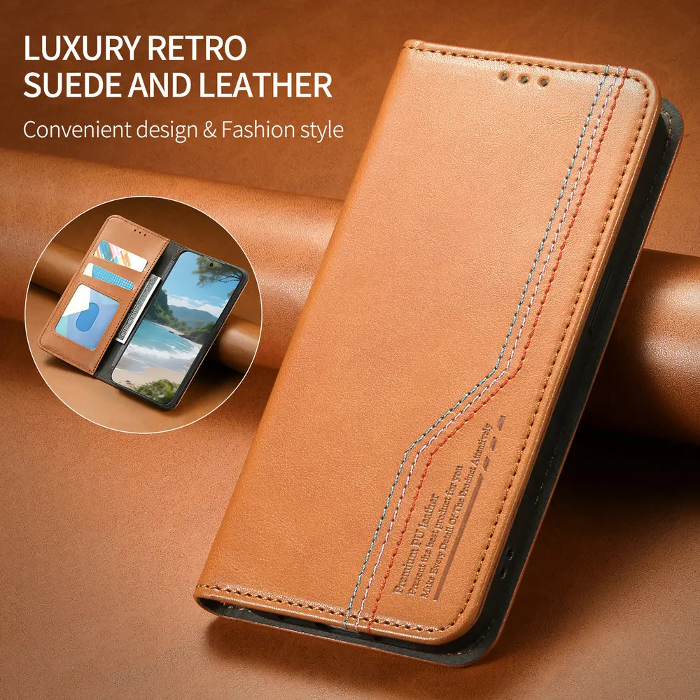 Luxury Leather Book Case - Power 5G 2025 Edition
