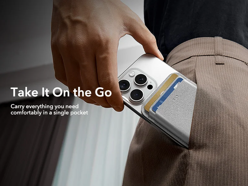 Billetera MagSafe compacta y ligera para uso diario