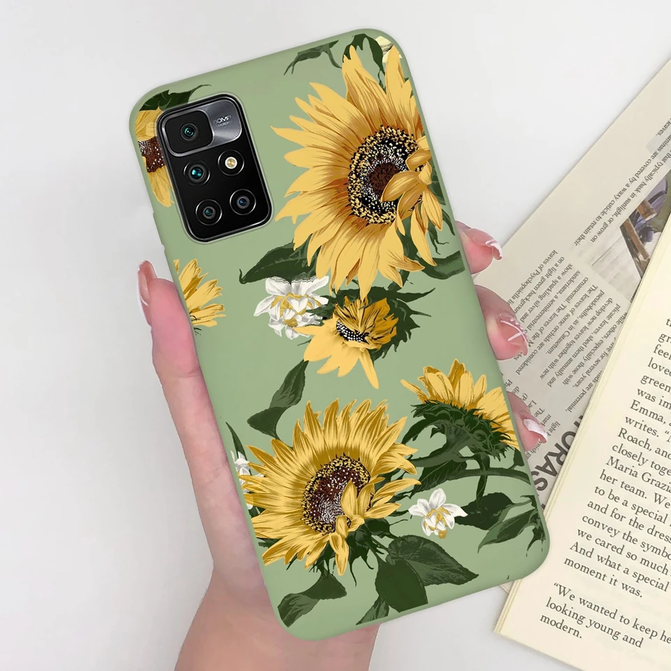 Sunflower Silicone Shockproof Protective Case