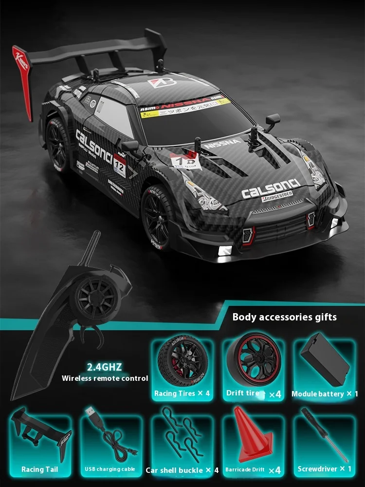 1: 14 Remote Control Drift Car Simulation High Speed 4wd Racing Car 4wd Proportional Acceleration Racing Toy Car 5