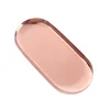 Stainless Steel Decorative Tray Jewelry Dish Cosmetics Organizer Bathroom Clutter Serving Platter Small Storage Tray 6