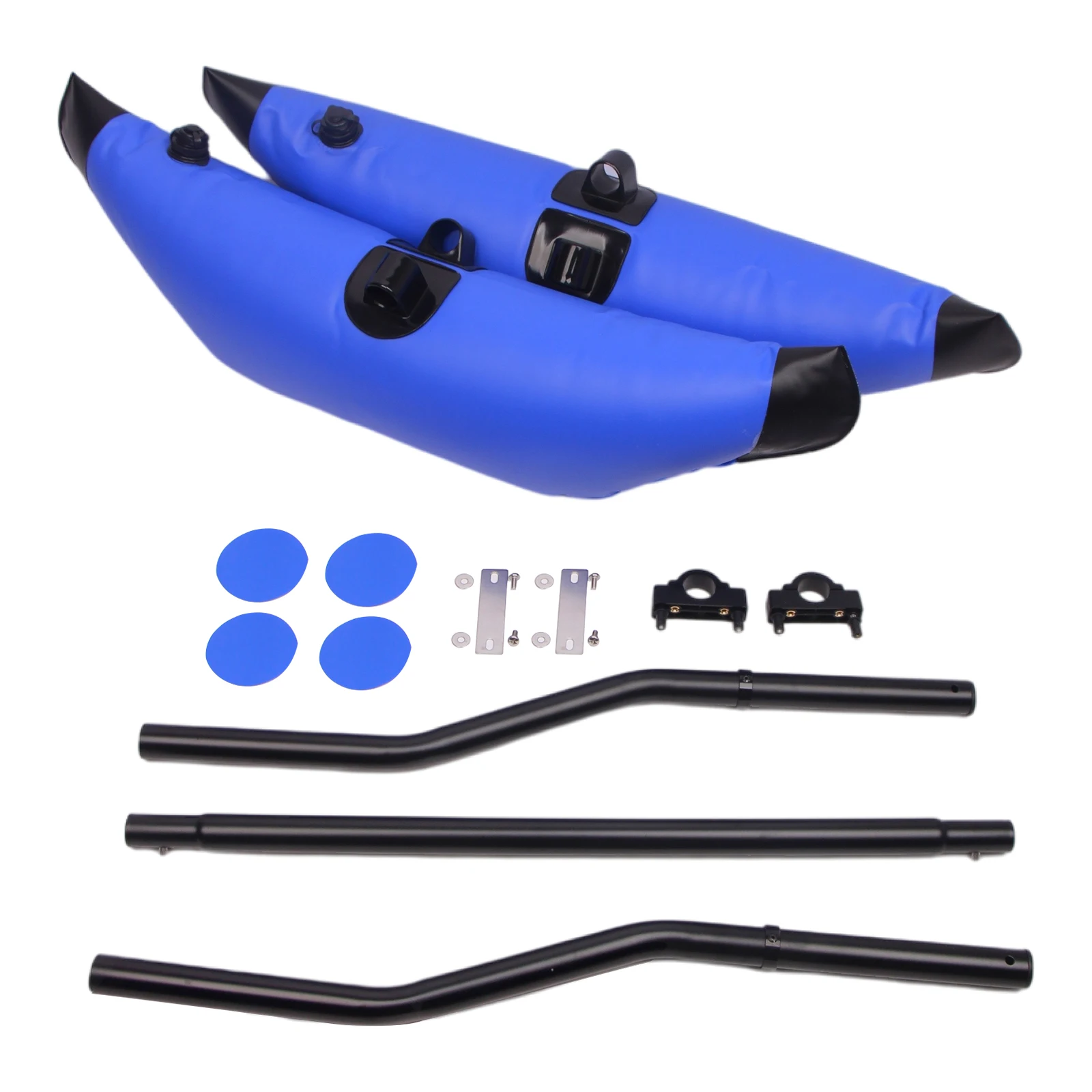 Opblaasbare Kajak Stabilisator Kajak Float PVC Kano Outrigger Stabilizer Kit Balanceren Drijvende Boot Stabiliserende Staaf Accessoire(Wit