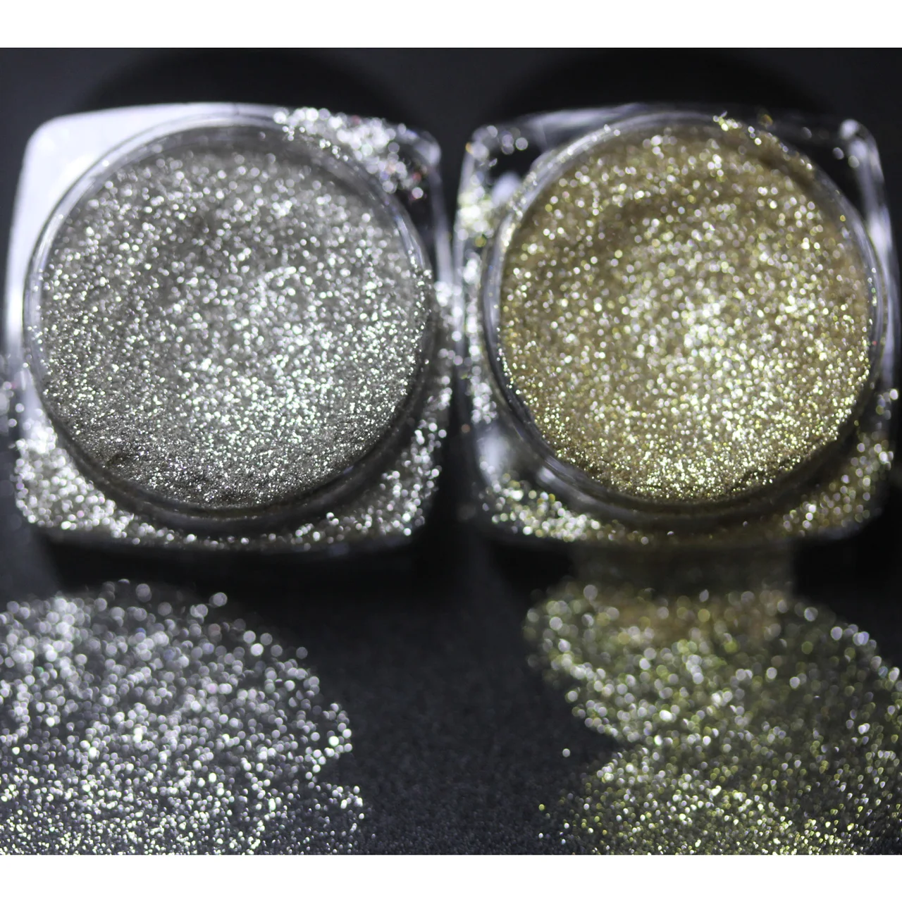 Ray Shine Silver Gold Coated Series Pearlescent Pigment For Nail Polish Art Eyeshadow Makeup Reflective Glitter Paint