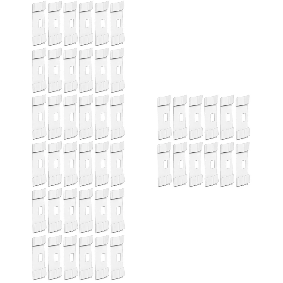 

48 pcs Vertical Blind Repair Vane Savers Vertical Blind Repair Tabs Blind Repair Clips for Vertical Blinds Replacement Slats