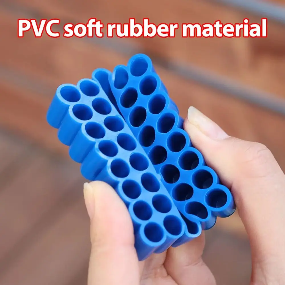 내구성 있는 32홀 비트 홀더 고탄성 PVC 드라이버 드릴 비트 정리함 육각 샹크 정리 도구 보관함