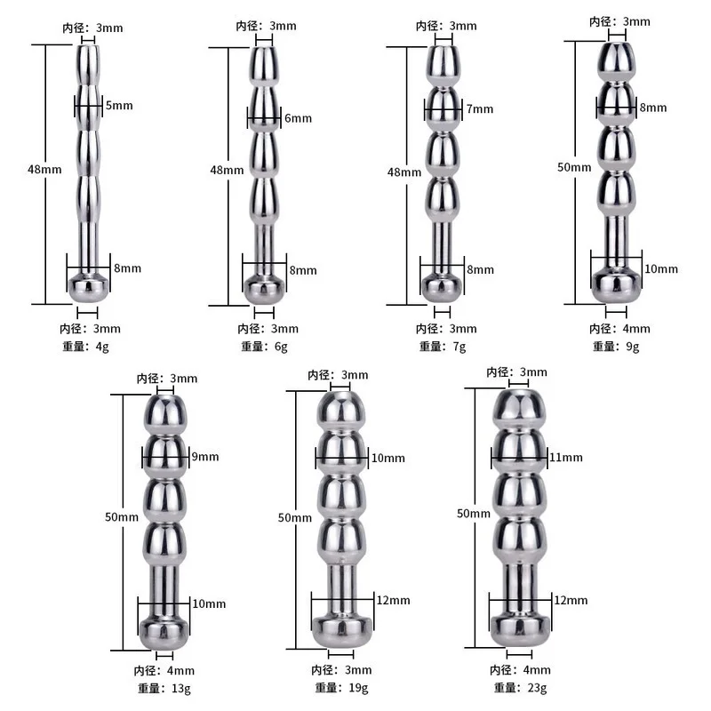 Stainless Steel Urethral Sound Catheter Penis Plug Male Masturbator Penis Inserts Stimulation Dilator Chastity Sex Toys for Men