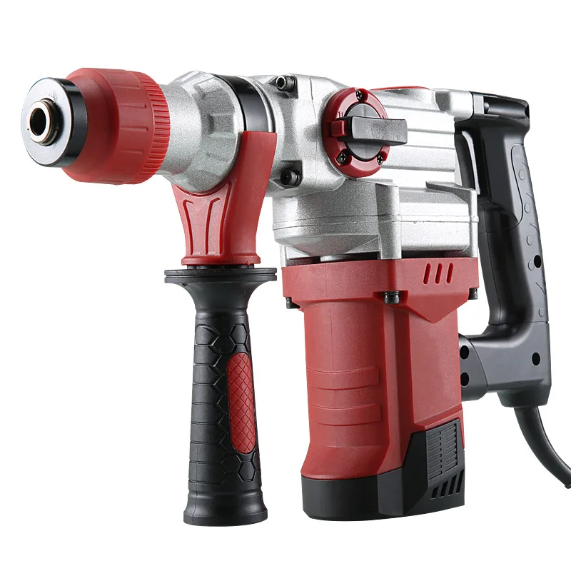 High-power all-copper dual-purpose electric hammer and pickaxe Multifunctional impact drill Industrial grade professional tools 5