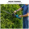 2000W Brushless Electric Hedge Trimmer 15000RPM Lawn Mower Garden Landscaping Hedge Pruner Trimmer Tool For Makita 18V Battery 6